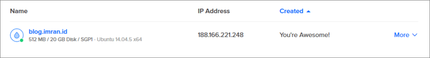 droplet-vps-telah-dibuat