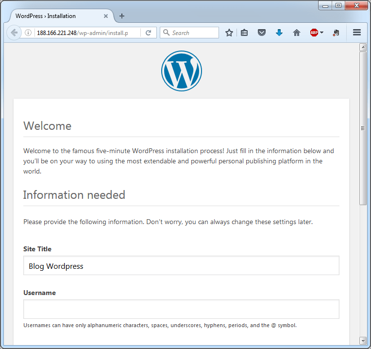wordpress-installation